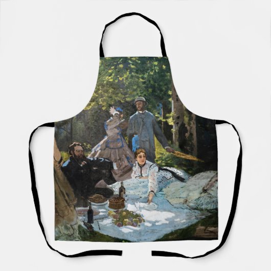 Claude Monet - Luncheon op het gras, rechterpaneel Schort (Voorkant)