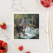 Claude Monet - Luncheon op het gras, rechterpaneel Servet (Insitu)