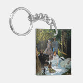Claude Monet - Luncheon op het gras, rechterpaneel Sleutelhanger (Voorkant Links)