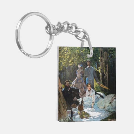 Claude Monet - Luncheon op het gras, rechterpaneel Sleutelhanger (Voorkant Links)
