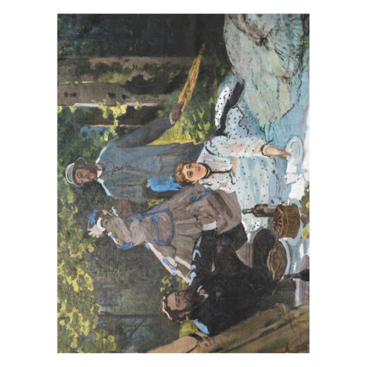 Claude Monet - Luncheon op het gras, rechterpaneel Tafelkleed (Voorkant)