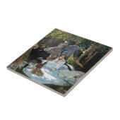 Claude Monet - Luncheon op het gras, rechterpaneel Tegeltje (Zijkant)