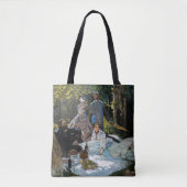 Claude Monet - Luncheon op het gras, rechterpaneel Tote Bag (Voorkant)