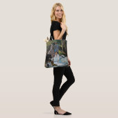 Claude Monet - Luncheon op het gras, rechterpaneel Tote Bag (Op model)