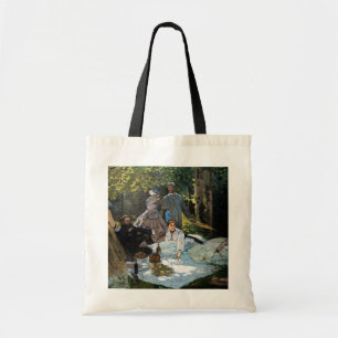 Claude Monet - Luncheon op het gras, rechterpaneel Tote Bag