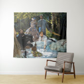 Claude Monet - Luncheon op het gras, rechterpaneel Wandkleed (In Situ (horizontaal))