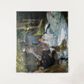 Claude Monet - Luncheon op het gras, rechterpaneel Wandkleed (Voorkant)