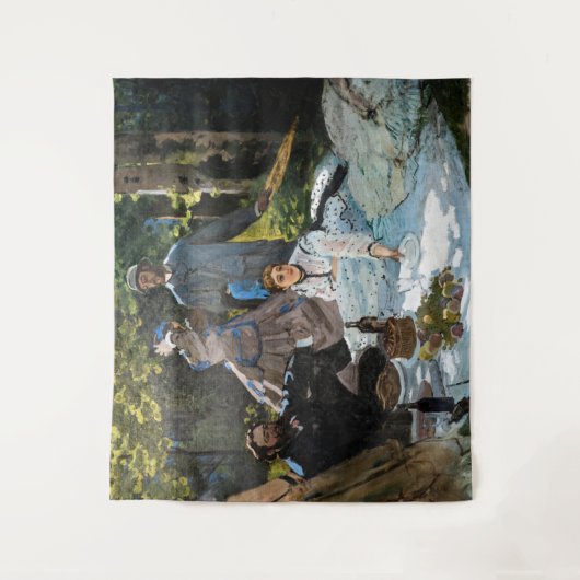 Claude Monet - Luncheon op het gras, rechterpaneel Wandkleed (Voorkant)