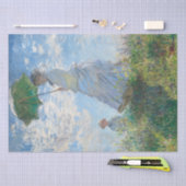 Claude Monet | Madame Monet en haar zoon - 1875 Tissuepapier (Craft)