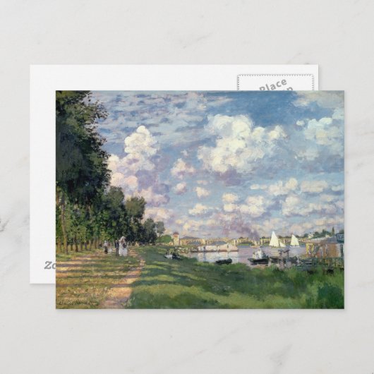 Claude Monet | Marina te Argenteuil, 1872 Briefkaart (Voorkant / Achterkant)