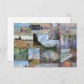 Claude Monet - Masterstuks Patchwork Bedankkaart (Voorkant / Achterkant)