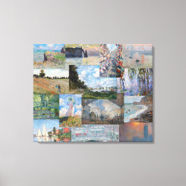 Claude Monet - Masterstuks Patchwork Canvas Afdruk