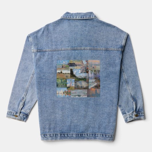 Claude Monet - Masterstuks Patchwork Denim Jacket (Achterkant)