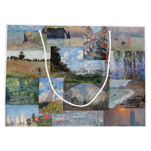 Claude Monet - Masterstuks Patchwork Groot Cadeauzakje (Achterkant)