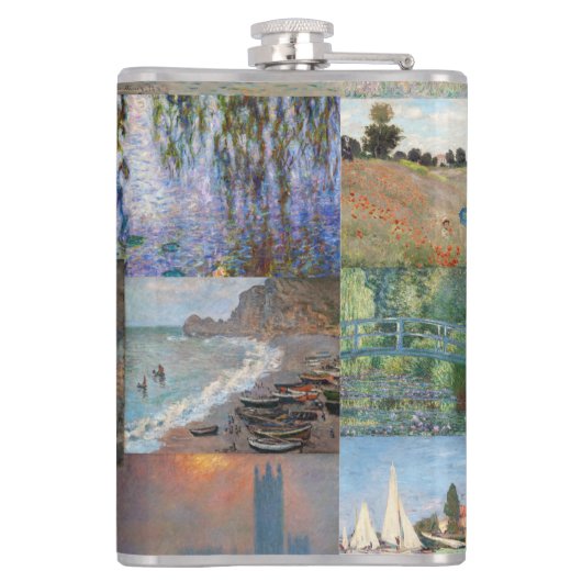 Claude Monet - Masterstuks Patchwork Heupfles (Achterkant)