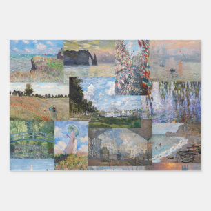 Claude Monet - Masterstuks Patchwork Inpakpapier Vel