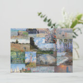 Claude Monet - Masterstuks Patchwork Kaart (Staand voorkant)