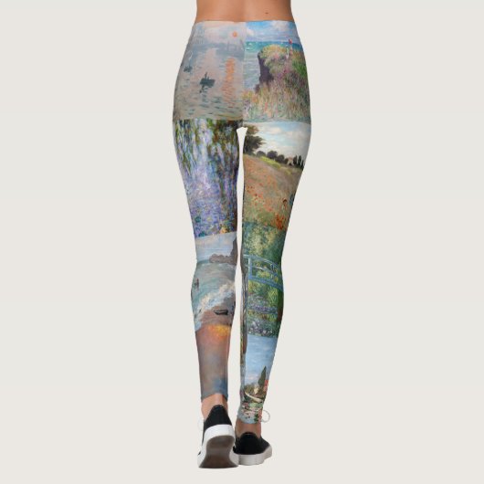 Claude Monet - Masterstuks Patchwork Leggings (Achterkant)
