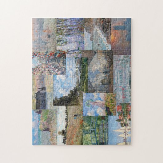 Claude Monet - Masterstuks Patchwork Legpuzzel (Verticaal)