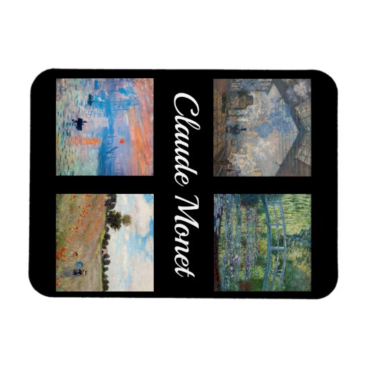 Claude Monet Masterstuks Patchwork Magneet (Horizontaal)