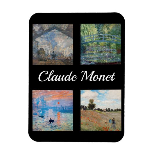 Claude Monet Masterstuks Patchwork Magneet (Verticaal)