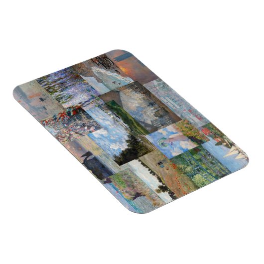Claude Monet - Masterstuks Patchwork Magneet (Rechterzijde)