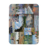 Claude Monet - Masterstuks Patchwork Magneet (Verticaal)