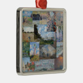 Claude Monet - Masterstuks Patchwork Metalen Ornament (Rechts)