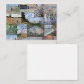 Claude Monet - Masterstuks Patchwork Notitiekaartje (Voorkant / Achterkant)
