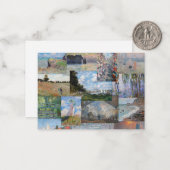 Claude Monet - Masterstuks Patchwork Notitiekaartje (Voorkant / Achterkant in situ)
