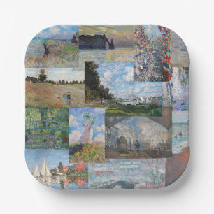 Claude Monet - Masterstuks Patchwork Papieren Bordje