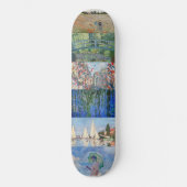 Claude Monet - Masterstuks Patchwork Persoonlijk Skateboard (Voorkant)