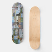 Claude Monet - Masterstuks Patchwork Persoonlijk Skateboard (Voorkant)