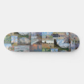 Claude Monet - Masterstuks Patchwork Persoonlijk Skateboard (Horizontaal)