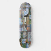 Claude Monet - Masterstuks Patchwork Persoonlijk Skateboard (Voorkant)