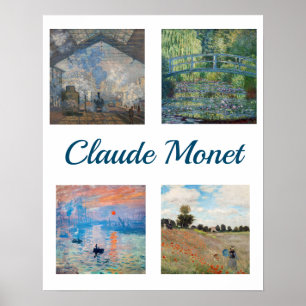 Claude Monet Masterstuks Patchwork Poster