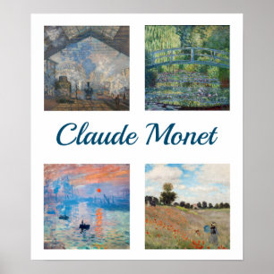 Claude Monet Masterstuks Patchwork Poster