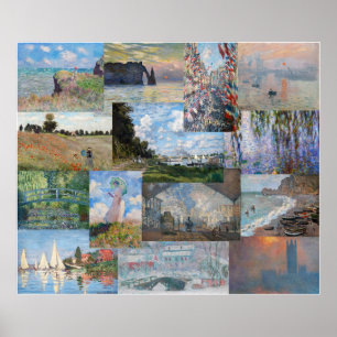 Claude Monet - Masterstuks Patchwork Poster