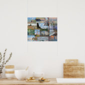 Claude Monet - Masterstuks Patchwork Poster (Keuken)