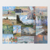 Claude Monet - Masterstuks Patchwork Raamsticker (Vel)