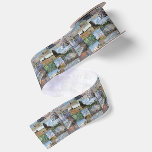 Claude Monet - Masterstuks Patchwork Satijnen Lint (Achterkant)