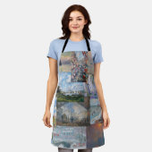 Claude Monet - Masterstuks Patchwork Schort (Gedragen)