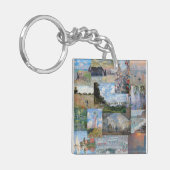 Claude Monet - Masterstuks Patchwork Sleutelhanger (Voorkant Links)