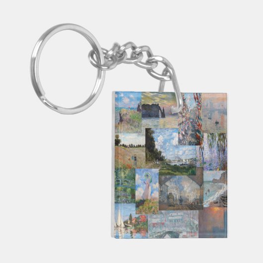 Claude Monet - Masterstuks Patchwork Sleutelhanger (Voorkant Links)