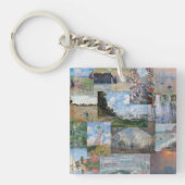 Claude Monet - Masterstuks Patchwork Sleutelhanger (Voorkant)