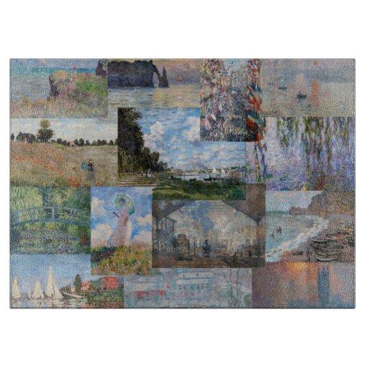 Claude Monet - Masterstuks Patchwork Snijplank (Voorkant)