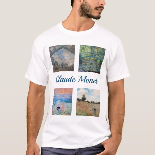 Claude Monet Masterstuks Patchwork T-shirt (Voorkant)
