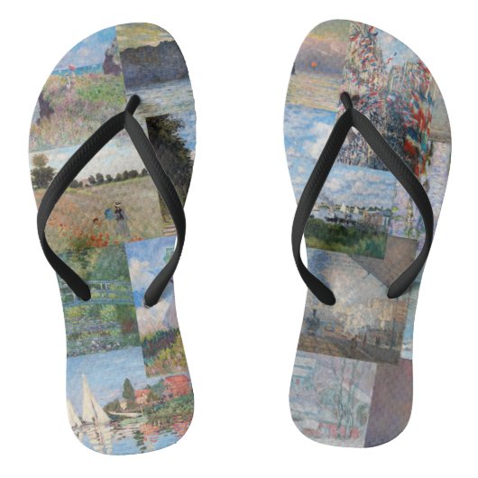 Claude Monet - Masterstuks Patchwork Teenslippers (Voetbed)