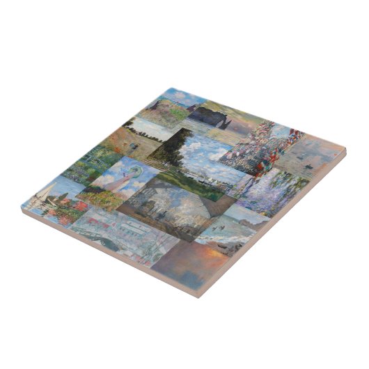 Claude Monet - Masterstuks Patchwork Tegeltje (Zijkant)