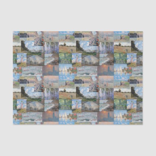 Claude Monet - Masterstuks Patchwork Tissuepapier (Voorkant)